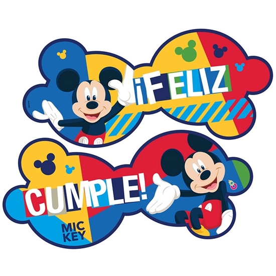 Mickey Mouse cartel feliz cumpleaños